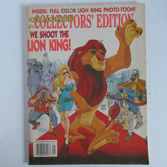 Cracked Magazine: Collector's Edition, issue #101, Vintage, 1995, Absord humour - Picture 1 of 8